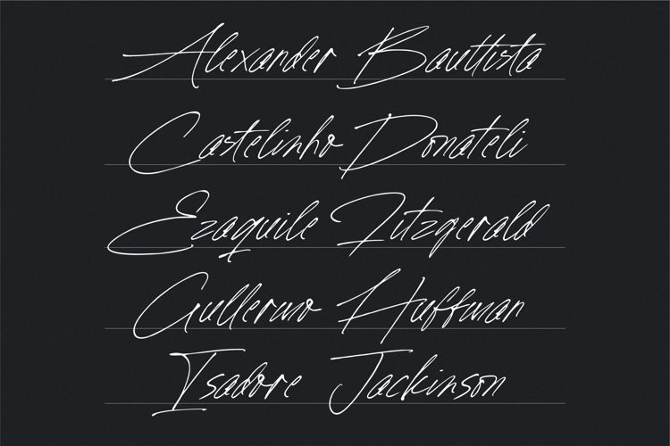 Signature Moment Font