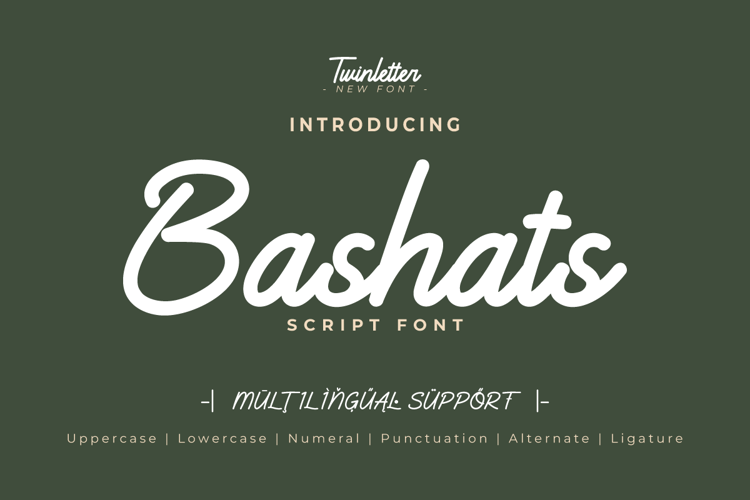 Bashats Trial Regular Font