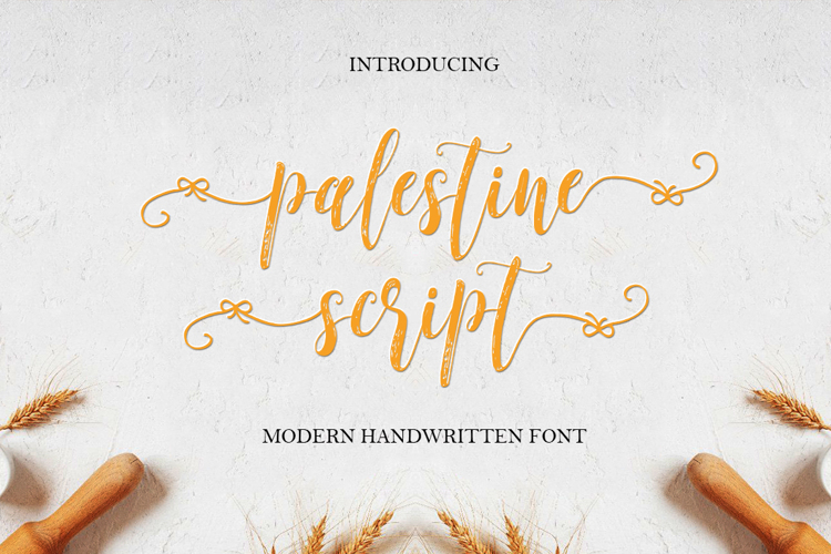 Palestine Script Font