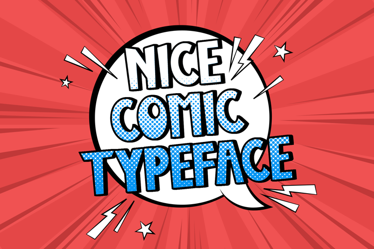 Preview of CF Blox Noir Font