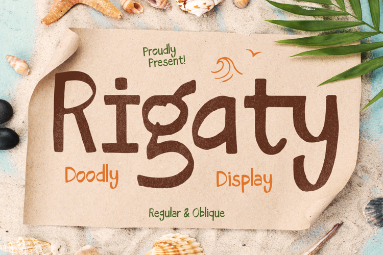 Preview of Rigaty Font
