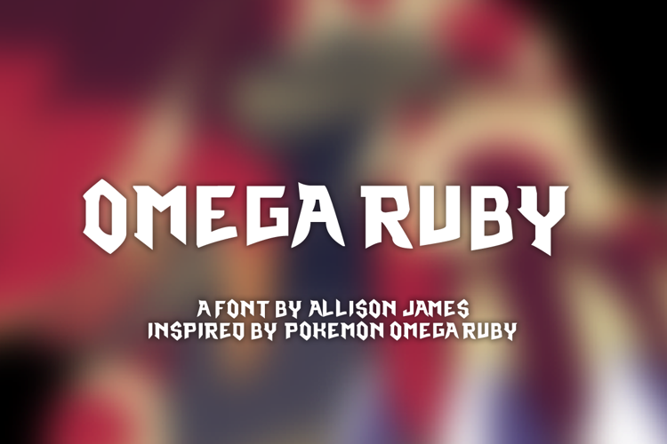 Omega Ruby Font