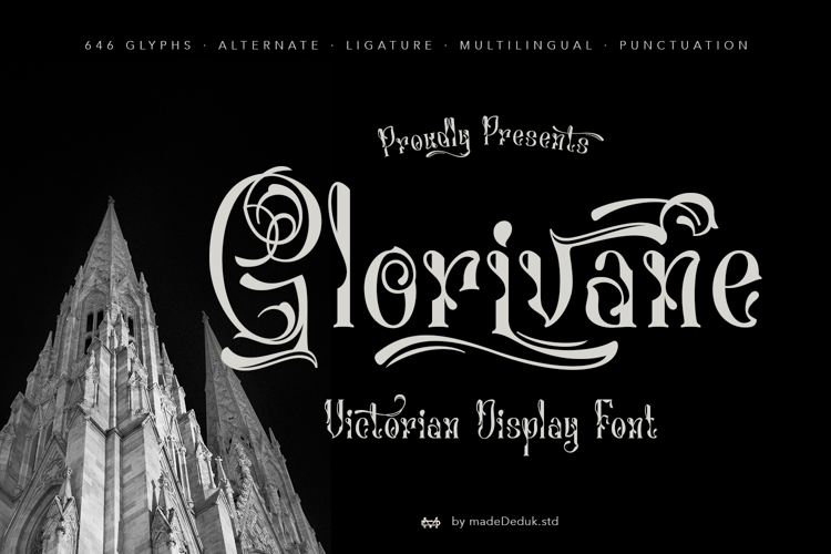 Preview of Glorivane Font