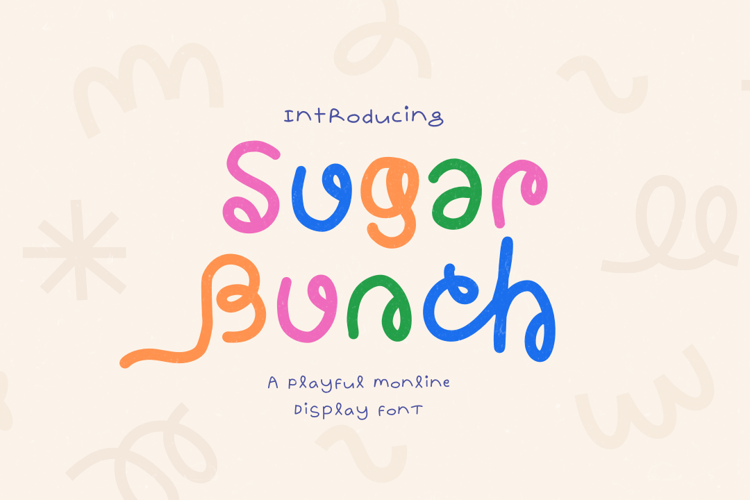 Preview of Sugar Bunch Font