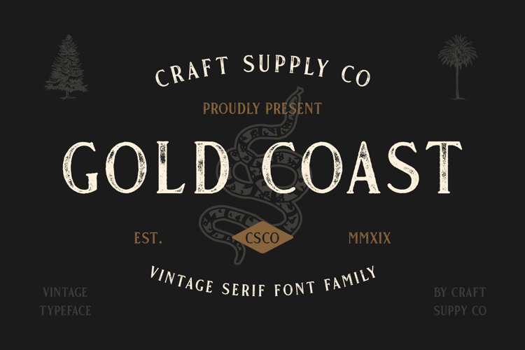 Gold Coast Font