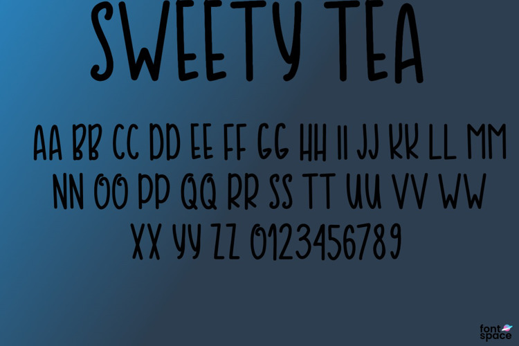 SWEETY TEA Font