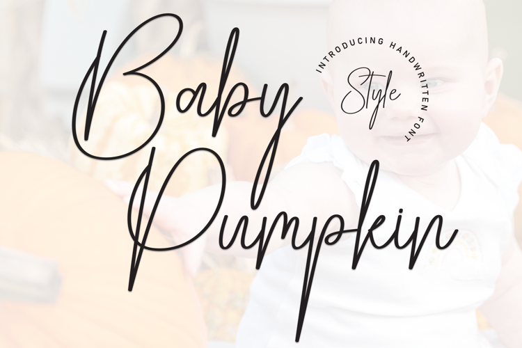 Baby Pumpkin Font