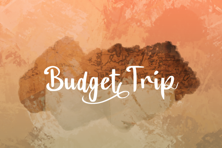 a Budget Trip Font