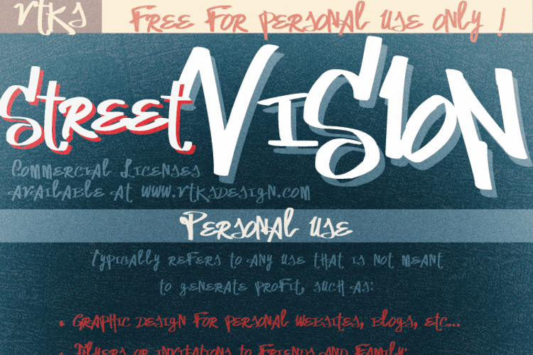 Vtks Street Vision Font