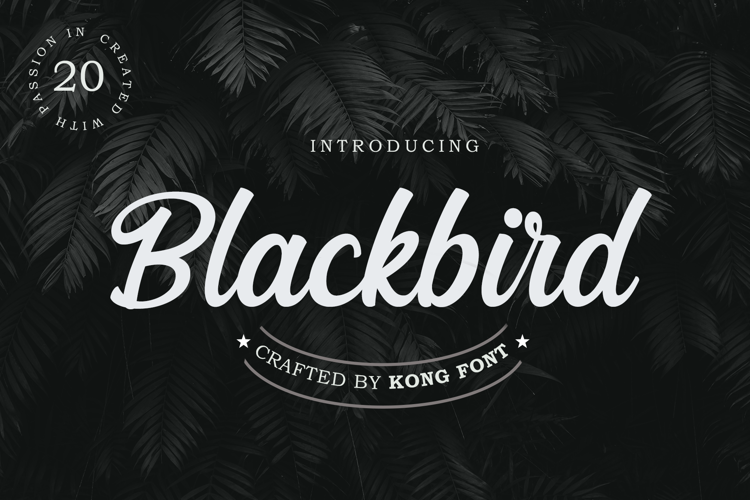 Blackbird Font