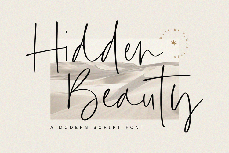 Hidden Beauty Font