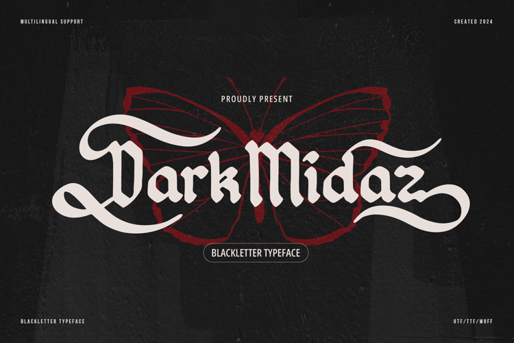 Dark Midaz Font