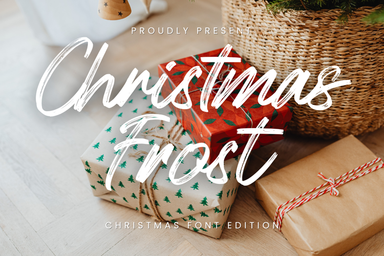 Preview of Christmas Frost Font