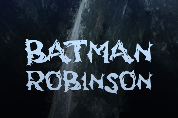 b Batman Robinson Font