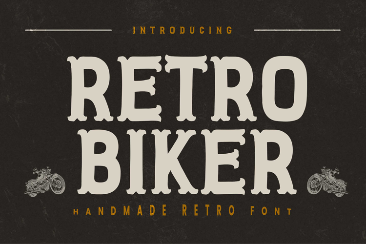 Retro Biker Font