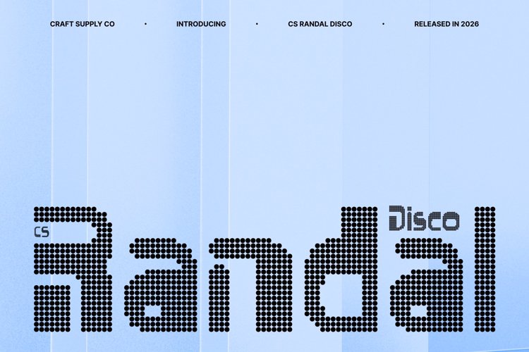 Preview of CS Randal Disco Font