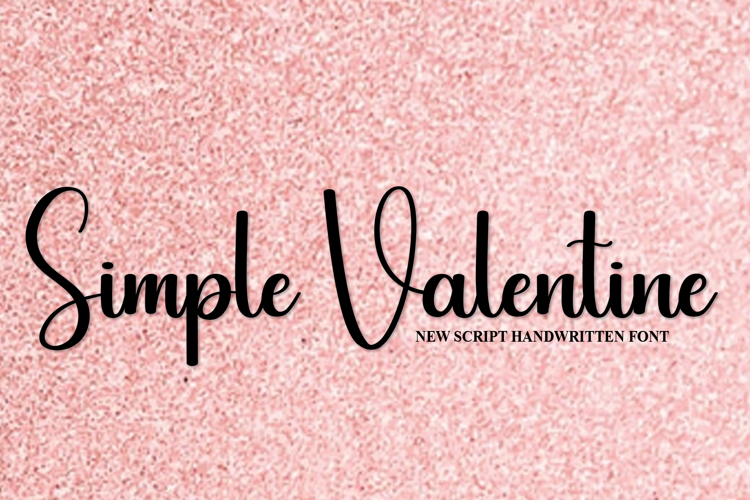 Simple Valentine Font