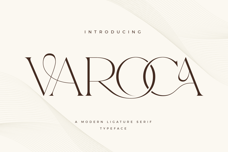 Preview of Varoca Font