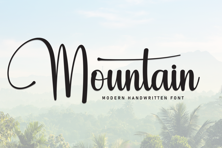 Preview of Mountain Font