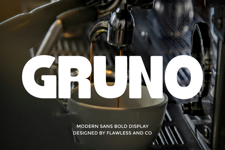 Preview of GRUNO Font