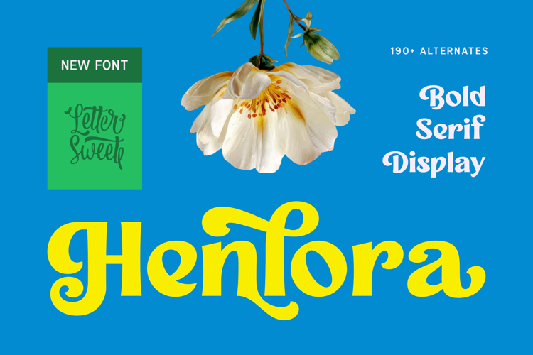 Preview of Henlora Font