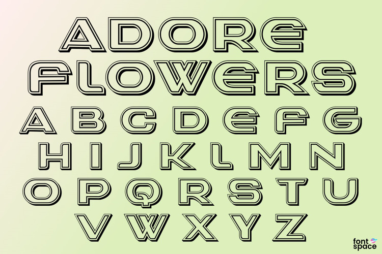 Adore Flowers Font