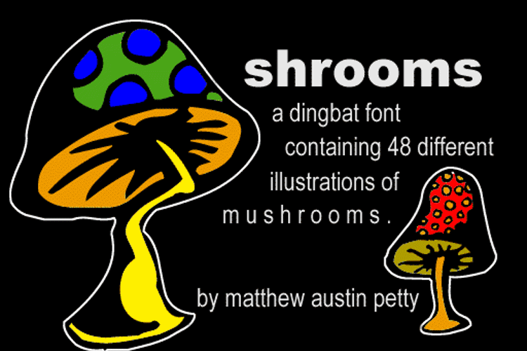 Shrooms Font