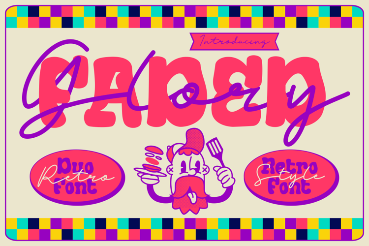 Faded Glory – Duo Retro Font