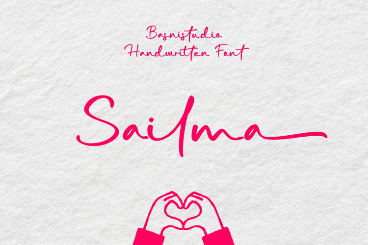 Preview of Sailma Font