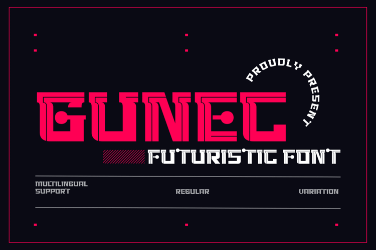 GUNEC Font