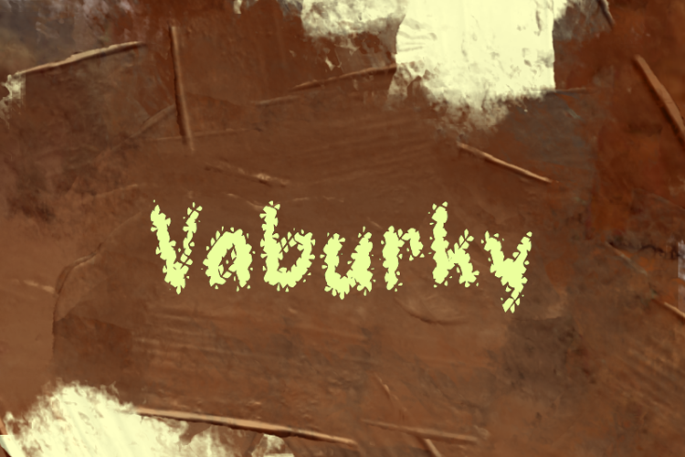 Preview of v Vaburky Font