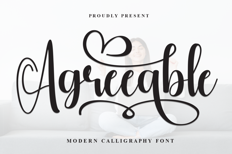 Preview of Agreeable Font