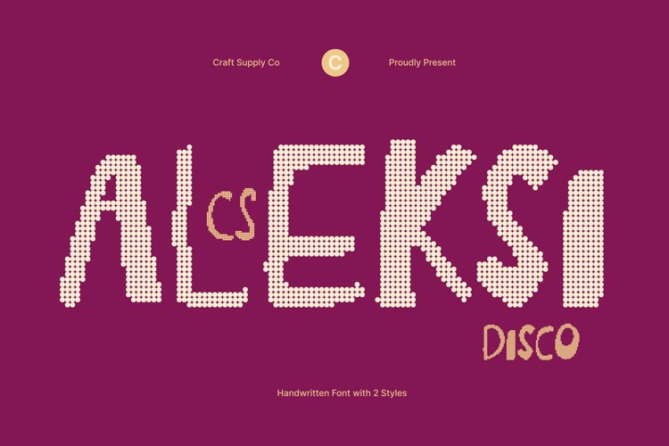 Preview of CS Aleksi Disco Font