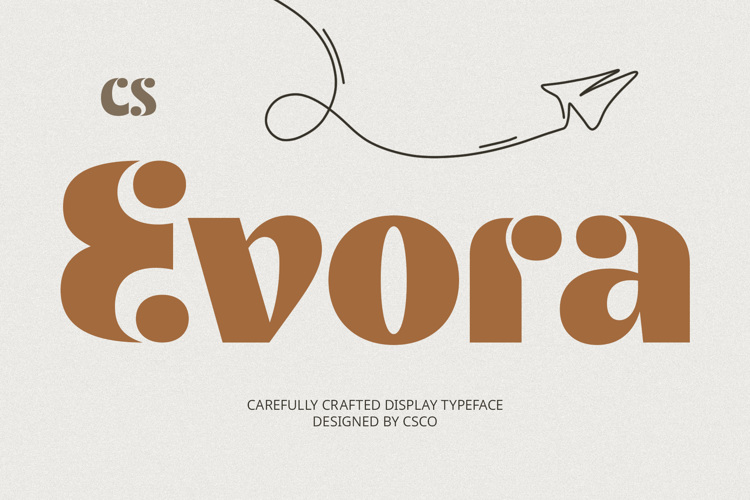 Preview of CS Evora Font