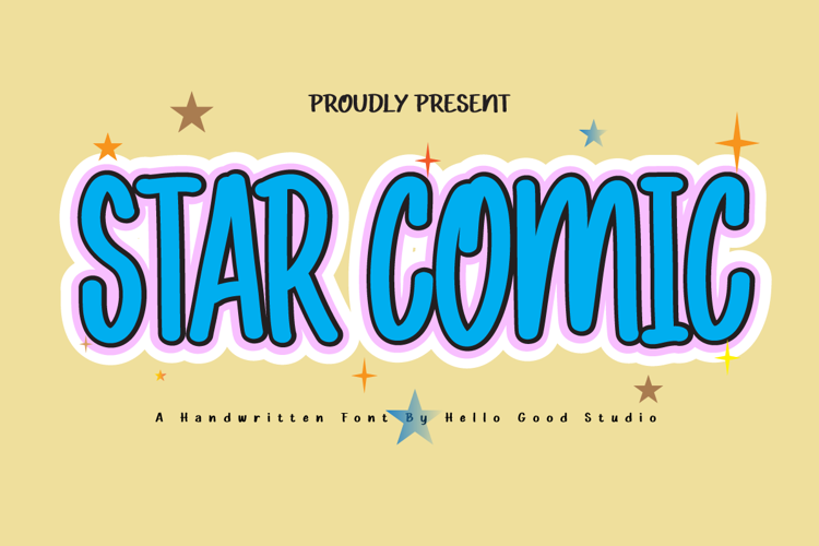 Preview of STAR COMIC Font