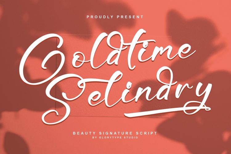 Goldtime Selindry Font