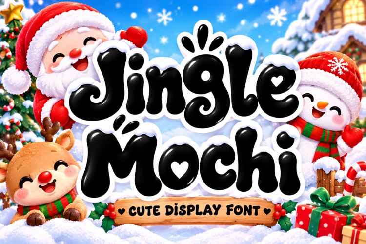 Preview of Jingle Mochi Font