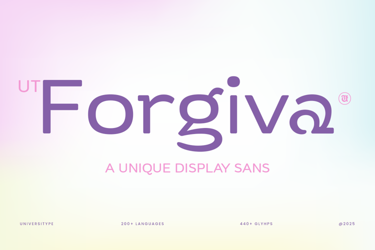 Preview of UT Forgiva Font