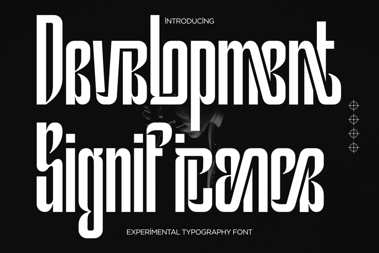 Preview of Development Significance Font