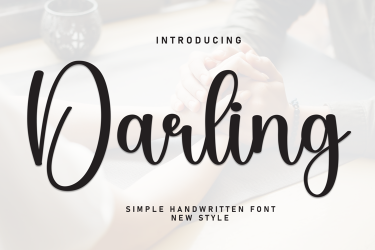 Preview of Darling Font