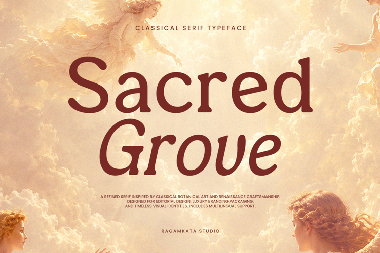 Preview of Sacred Grove Font