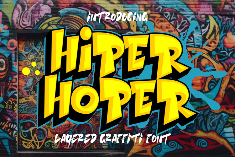 Preview of Hiper Hoper Font