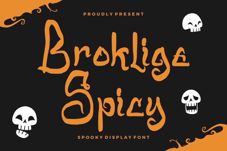 Broklige Spicy Font