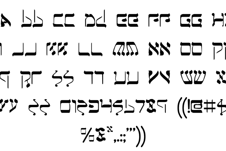 Jerusalem Font