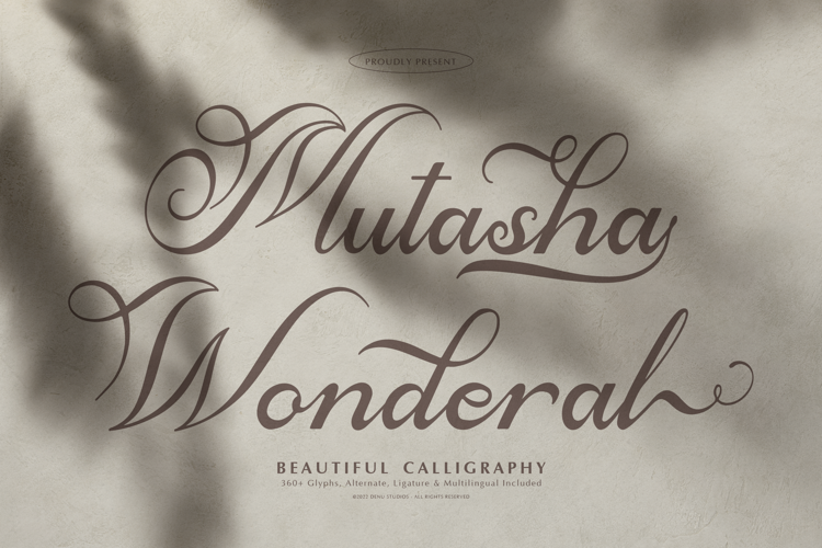 Mutasha Wonderal Font