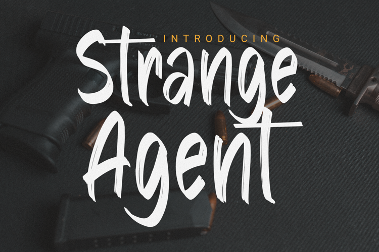 Strange Agent Font