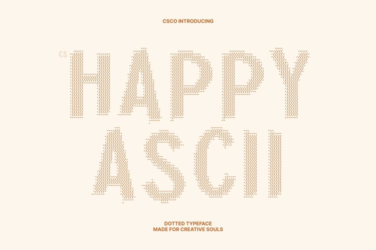 Preview of CS Happy Ascii Font
