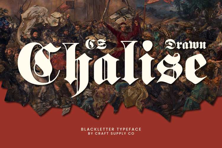 CS Chalise Drawn Font