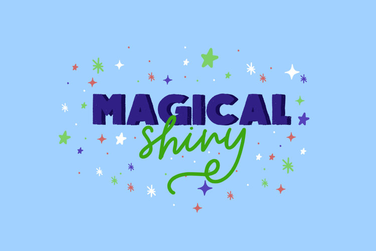 Magical Shiny Script Font