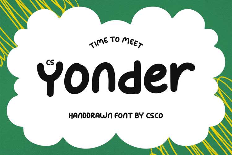 Preview of CS Yonder Font
